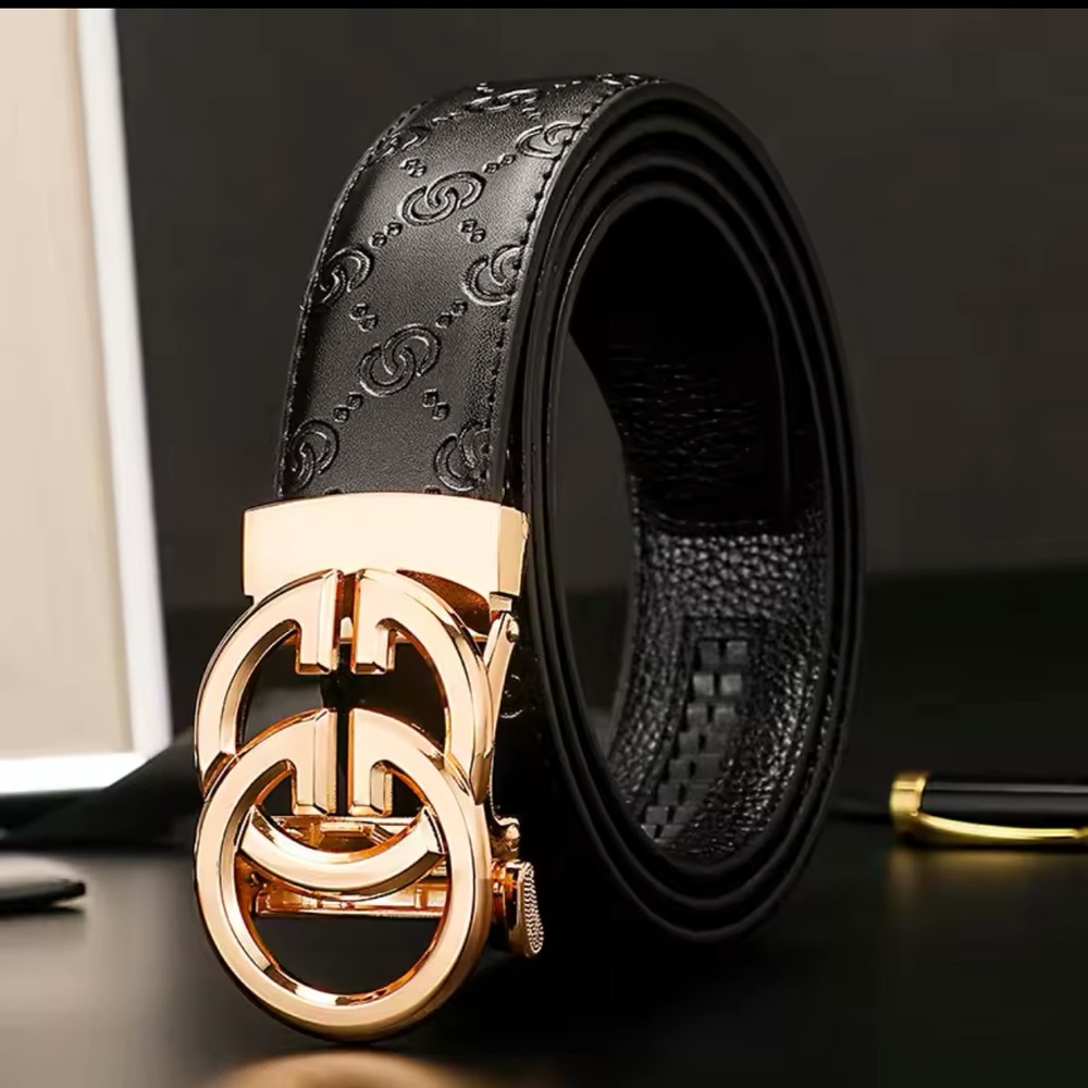 Gold Hardware Embossed Luxury Belt ✨